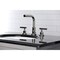 Kingston Brass FSC8959CML Manhattan Widespread Bathroom Faucet W/ Brass Pop-Up, Nickel FSC8959CML - alternate 3